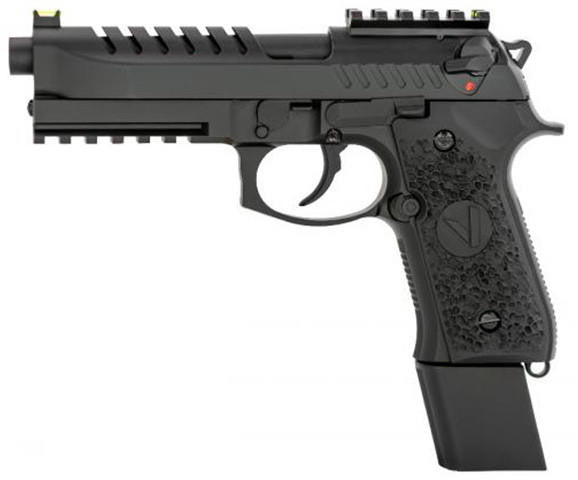 Vorsk Tactical VM9 Gas Blowback Airsoft Pistol, Black