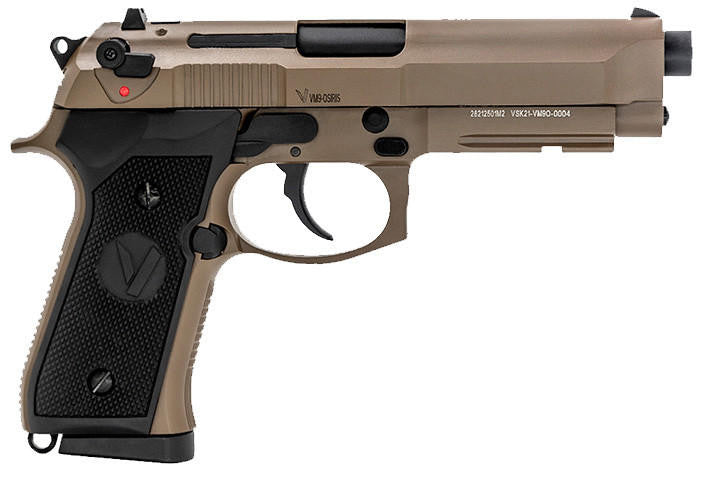 Vorsk VM9 Osiris Gas Blowback Airsoft Pistol, Dark Earth