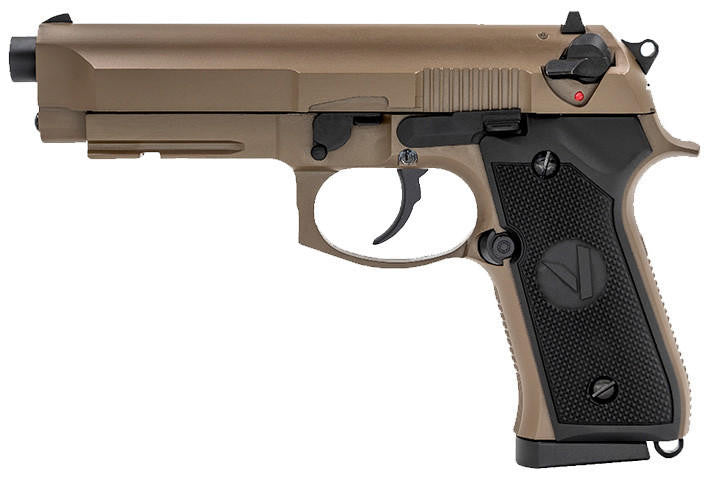 Vorsk VM9 Osiris Gas Blowback Airsoft Pistol, Dark Earth