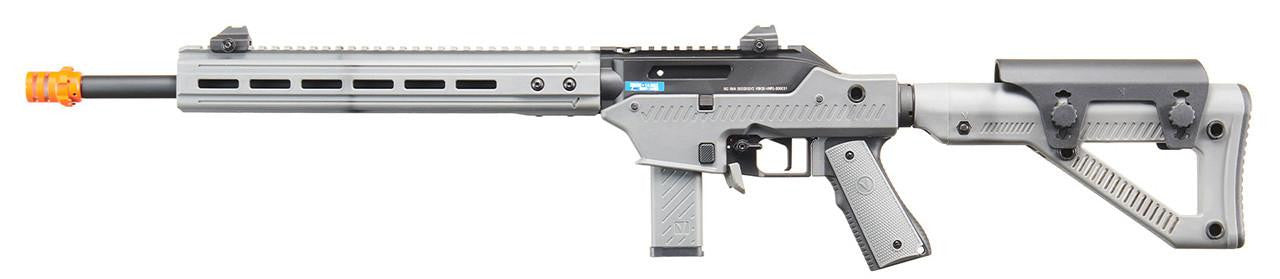 Vorsk VMP-2D Designated Marksmen Semi Auto GBB Airsoft Rifle, Black/Gray