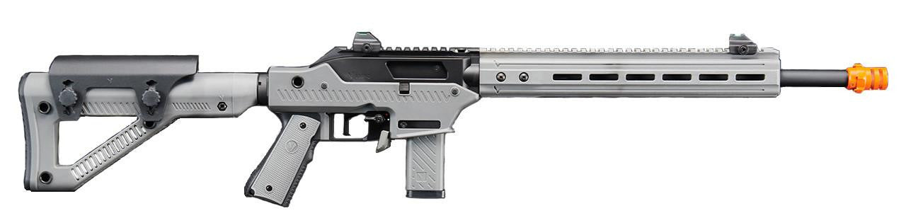 Vorsk VMP-2D Designated Marksmen Semi Auto GBB Airsoft Rifle, Black/Gray