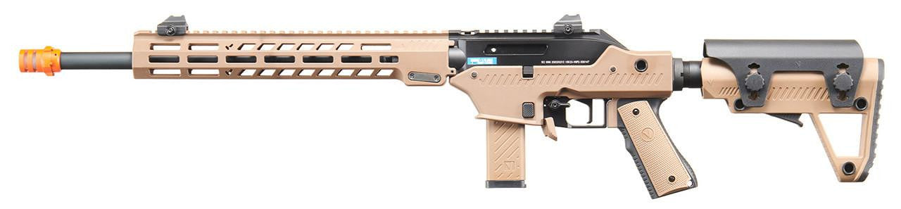 Vorsk VMP-2MD Recon Semi Auto GBB Airsoft Rifle, Black/Tan