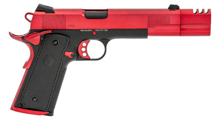 Vorsk VP-X Gas Blowback Airsoft Pistol, Red/Black
