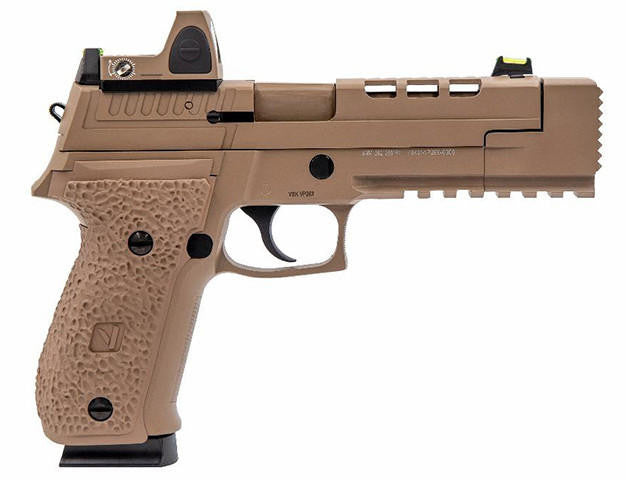 Vorsk VP26X Gas Blowback Airsoft Pistol w/ Micro Red Dot, Tan