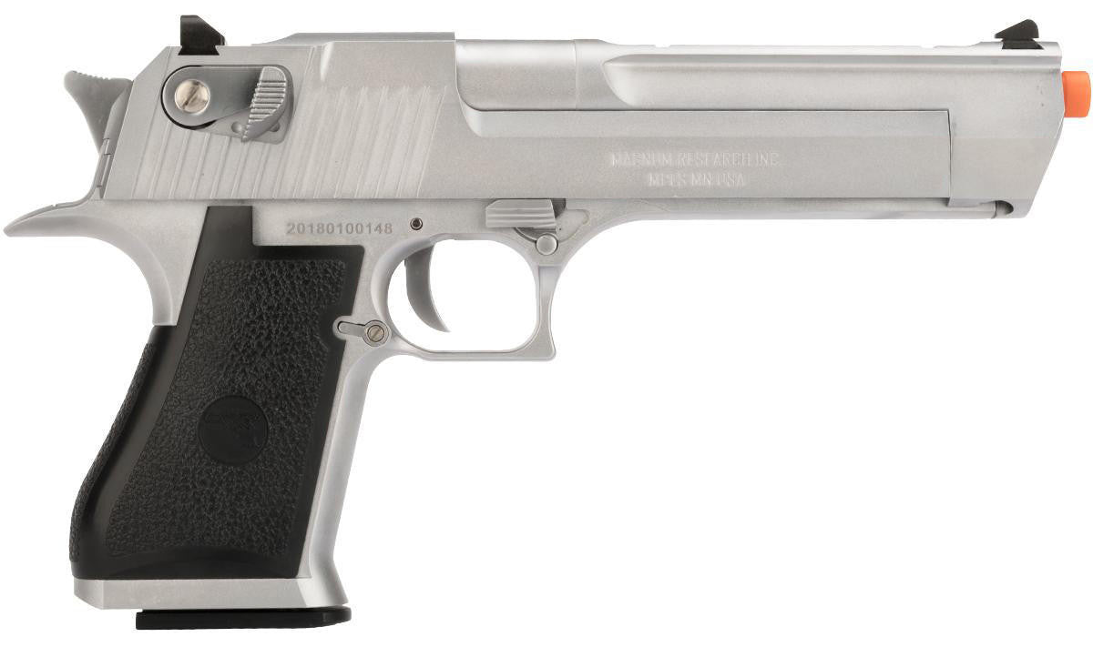 WE-Tech Desert Eagle .50 AE Full Metal CO2 GBB Airsoft Pistol, Silver