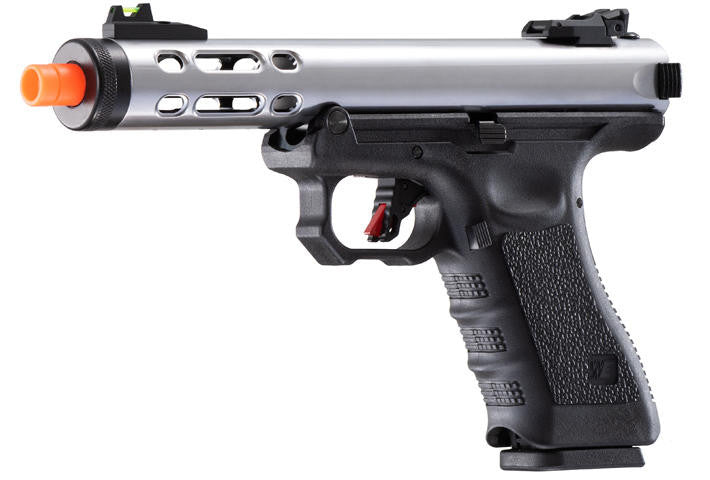 WE-Tech Galaxy G-Series Gas Blowback Airsoft Pistol, Silver