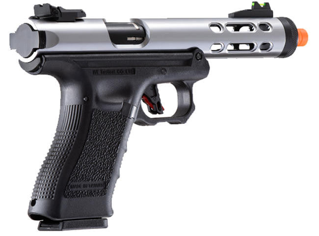 WE-Tech Galaxy G-Series Gas Blowback Airsoft Pistol, Silver