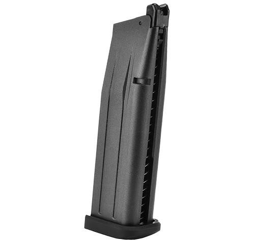 WE Tech Hi-Capa 4.3 Original M1911 Gas Blowback Airsoft Pistol, Black