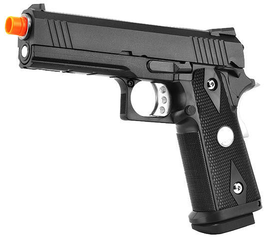 WE Tech Hi-Capa 4.3 Original M1911 Gas Blowback Airsoft Pistol, Black