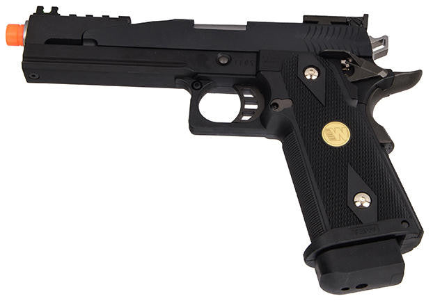 WE-Tech Hi-Capa 5.1 "Dragon" Full Auto Gas Blowback Airsoft Pistol, Black