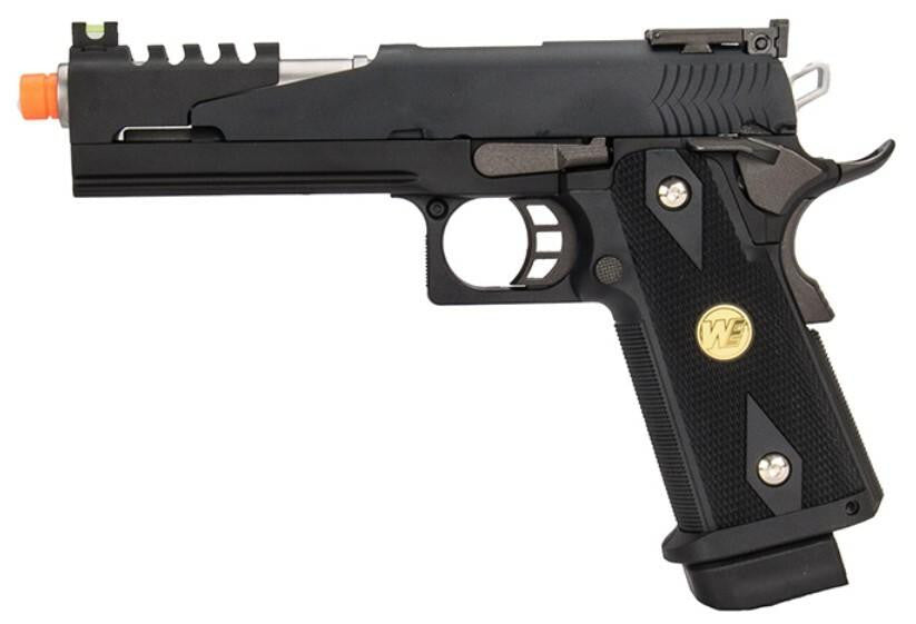 WE-Tech Hi-Capa 5.1 "Dragon" Full Auto Gas Blowback Airsoft Pistol, Black