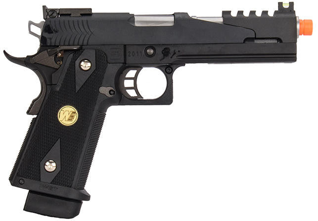 WE-Tech Hi-Capa 5.1 "Dragon" Full Auto Gas Blowback Airsoft Pistol, Black