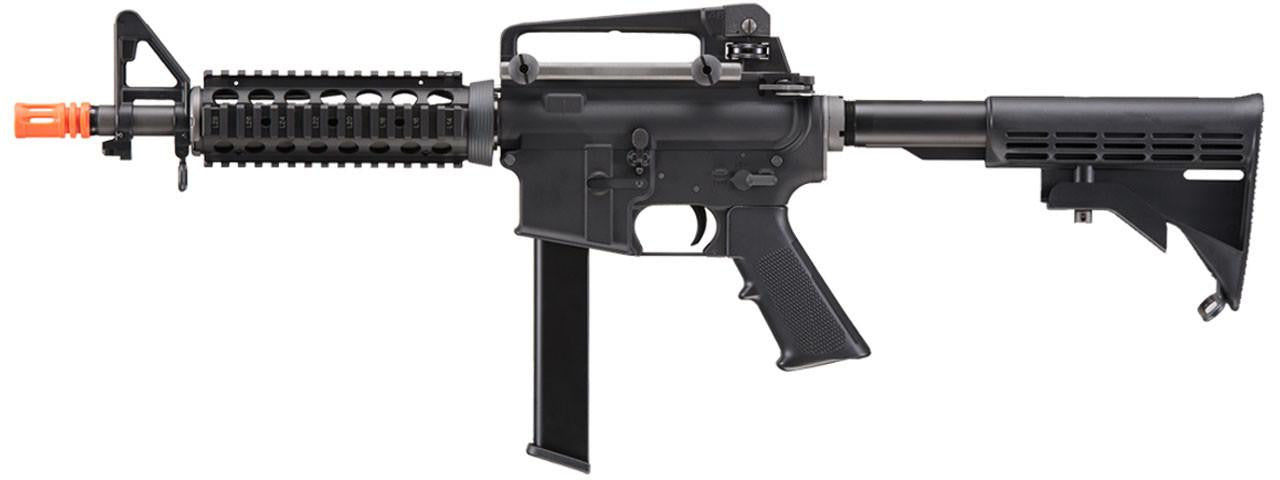 WE-Tech M4 CQB PCC Gas Blowback Airsoft Rifle, Black
