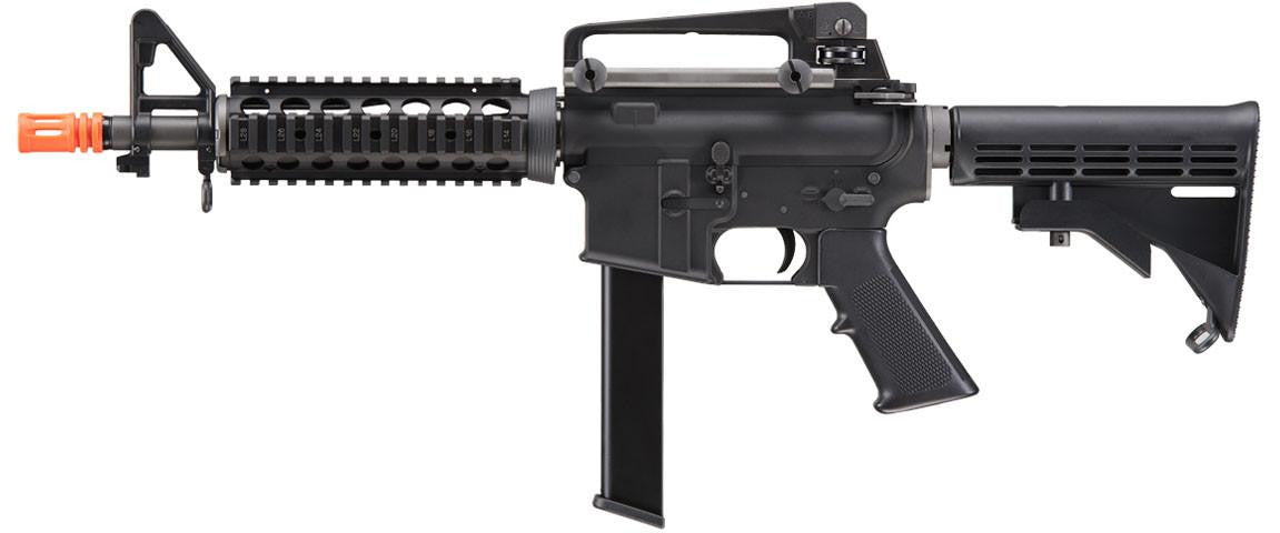 WE-Tech M4 CQB PCC Gas Blowback Airsoft Rifle, Black