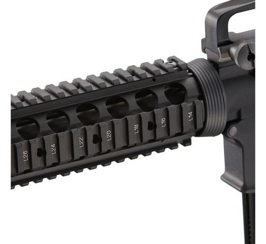 WE-Tech M4 CQB PCC Gas Blowback Airsoft Rifle, Black