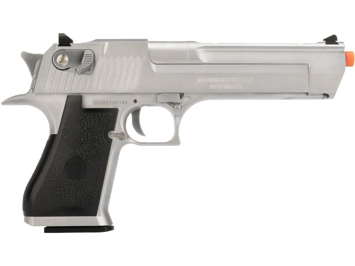 We-Tech Magnum Research Desert Eagle .50AE Gas Blowback Pistol, Silver