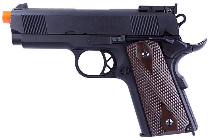 WE Tech Original 1911 B Ver. Gas Blowback Airsoft Pistol, Black