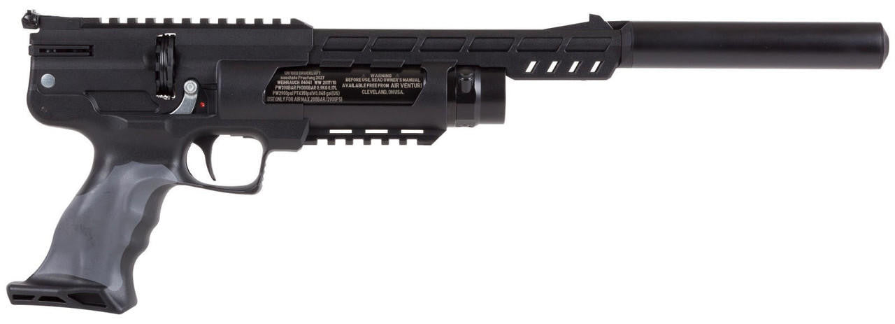 Weihrauch HW44 FAC Version .22 PCP Air Pistol, Black