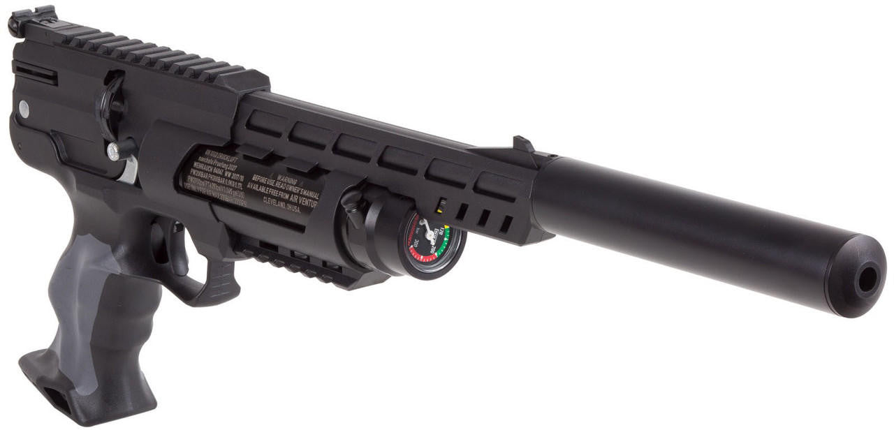 Weihrauch HW44 FAC Version .22 PCP Air Pistol, Black