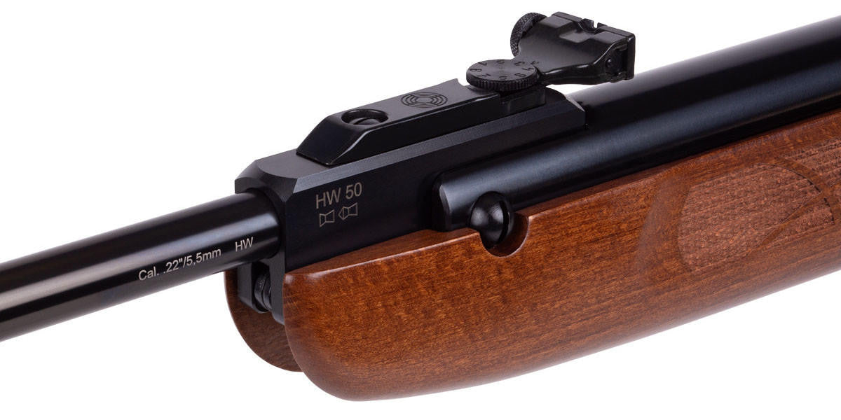 Weihrauch HW50S Breakbarrel .22 Air Rifle, Wood
