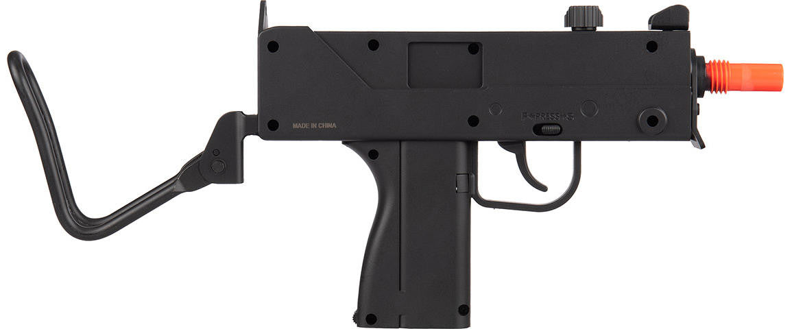 Well CO2 Plastic Uzi Airsoft Pistol, Black