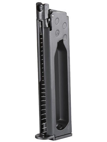Well Fire 16 Round Single Stack 1911 CO2 Magazine, Black