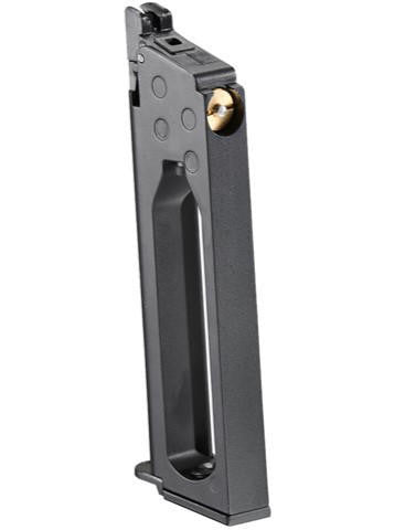 Well Fire 16 Round Single Stack 1911 CO2 Magazine, Black