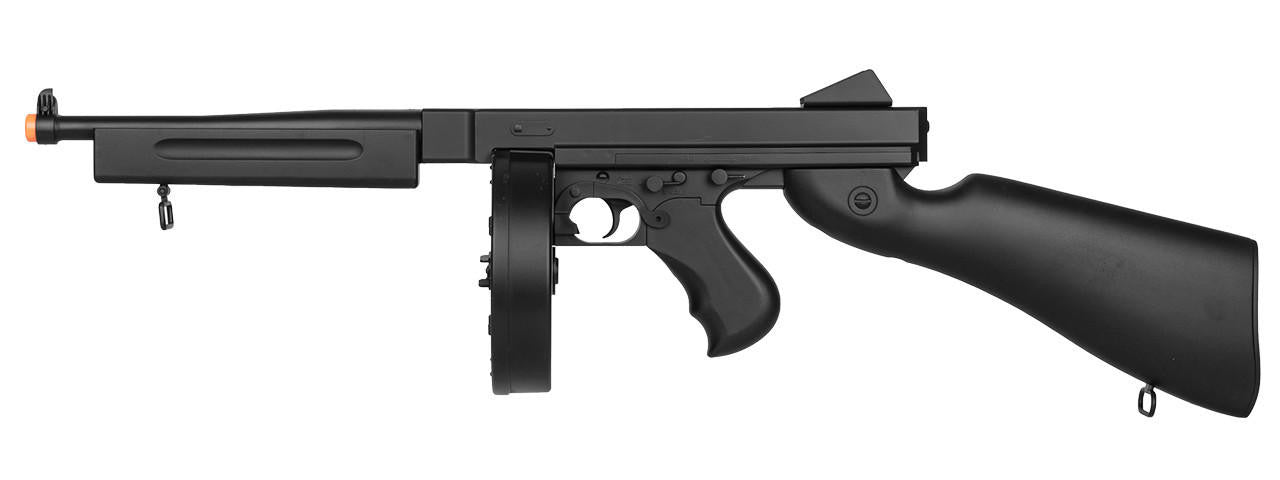 Well M1A1 WWII Submachine Gun AEG, Black