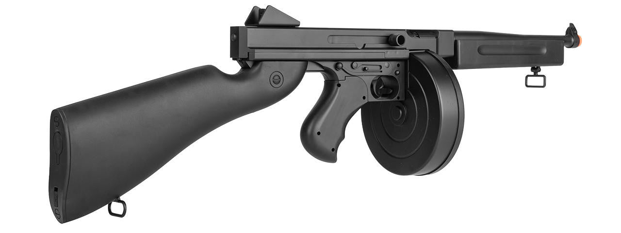 Well M1A1 WWII Submachine Gun AEG, Black