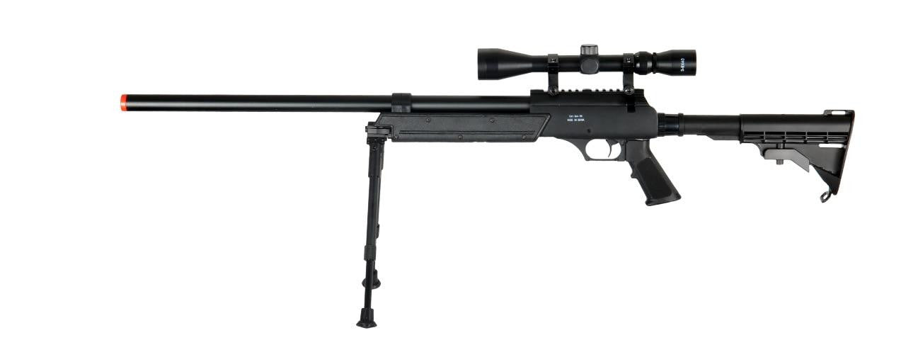 Well MB06AB Bolt Action Sniper Rifle w/ Scope & Bipod