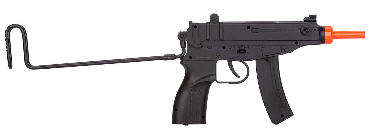 Well VZ61 Scorpion CO2 Airsoft SMG, Black