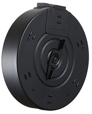 WellFire D98 1000 Round Drum Magazine, Black