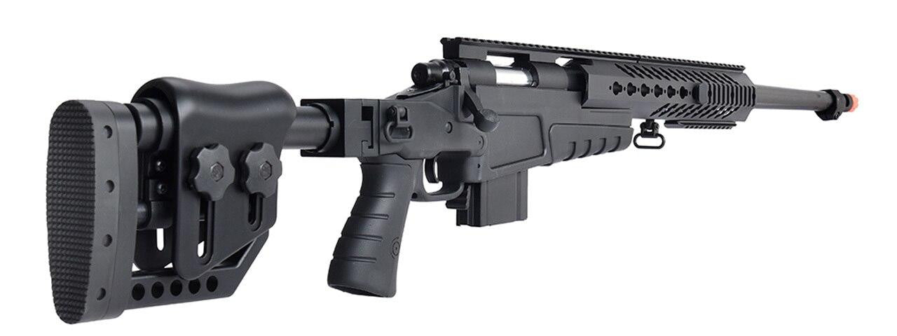 WellFire MB4418-2 Bolt Action Airsoft Sniper Rifle, Black