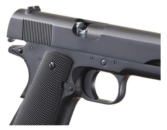 WinGun Full Metal Sport 613 1911 CO2 Half Blowback Airsoft Pistol, Black