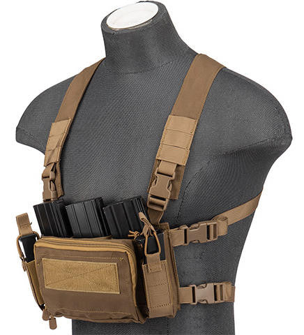 WoSport Multifunctional Tactical Chest Rig, Tan