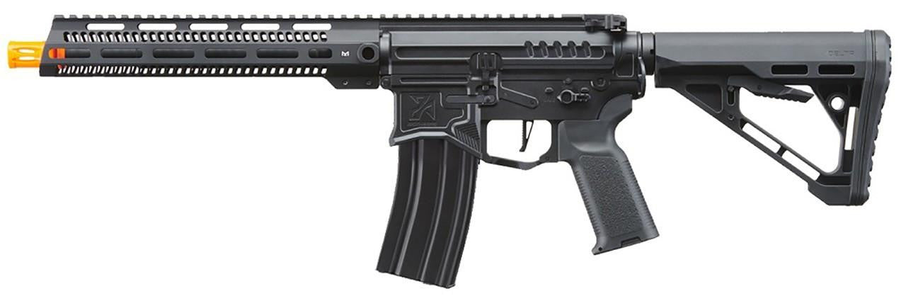 Zion Arms R15 Mod 1 Long Rail Airsoft Rifle with Delta Stock, Black