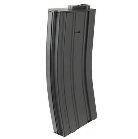 Zion Arms R15 Mod 1 Long Rail Airsoft Rifle with Delta Stock, Black/Gold