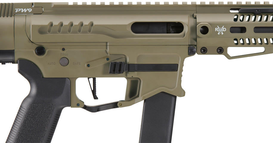 Zion Arms R&D Precision Licensed PW9 Mod 0 Airsoft Rifle, Tan