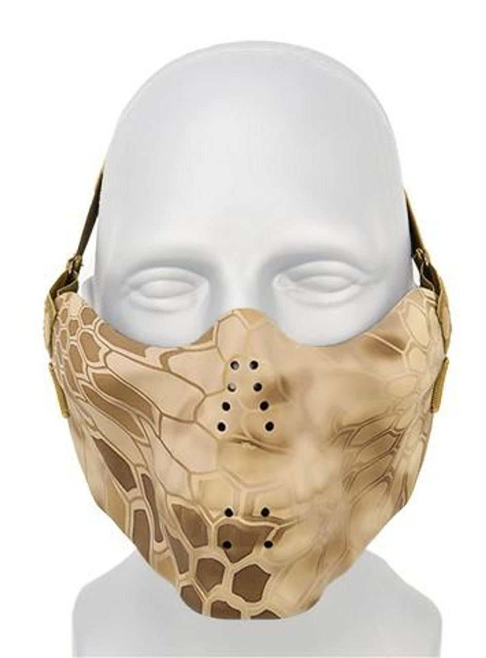 AMA Tactical Skull Half-Face Mask NOM