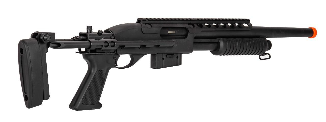 A&K M870 Tactical Spring-Powered Metal Shotgun