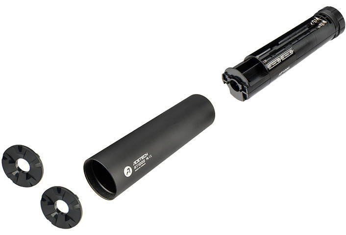 Acetech AT100 Tracer Unit Barrel Extension/Mock Suppressor, Black