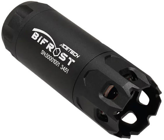 AceTech Bifrost Airsoft Tracer Unit with Multi-Color RGB Flame Effect, Black