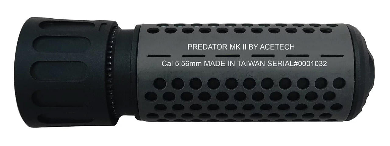 AceTech Predator MKII Tracer Suppressor Unit w/ Brighter C Inside, Black
