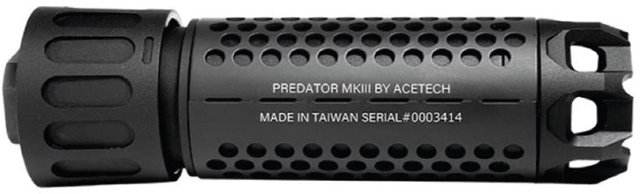 AceTech Predator MKIII Tracer Suppressor Unit w/ Blaster M Inside, Black