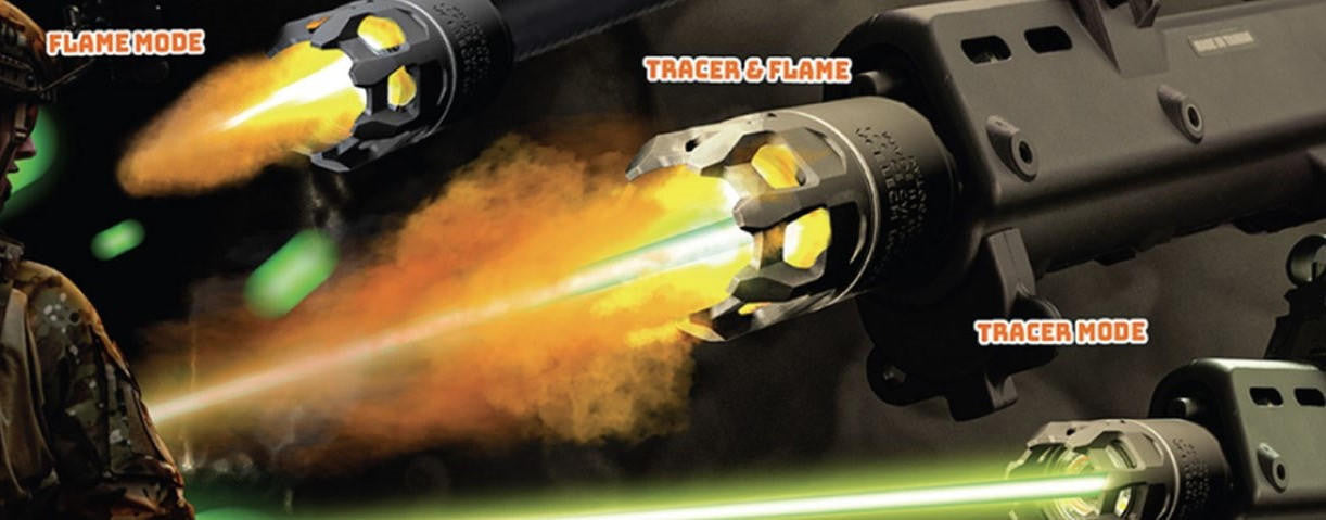 Acetech Raider with BiFrost M Airsoft Tracer Unit, Black