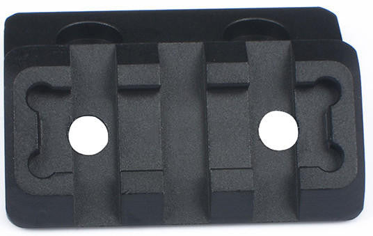 ACW Offset Light & Optic Mount for M-LOK Rails, Black