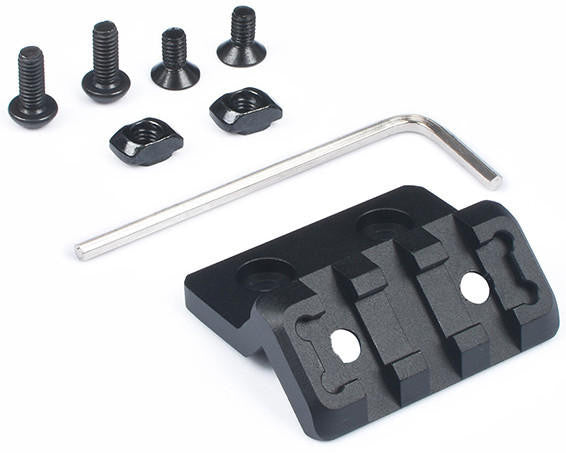 ACW Offset Light & Optic Mount for M-LOK Rails, Black