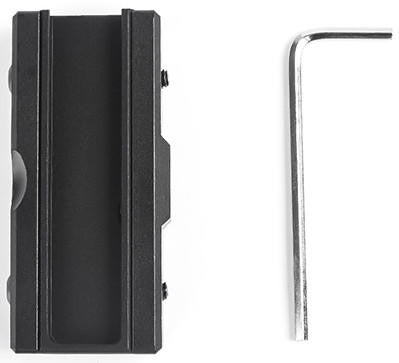 ACW Picatinny Rail Mount for Flashlight Pressure Switches, Black