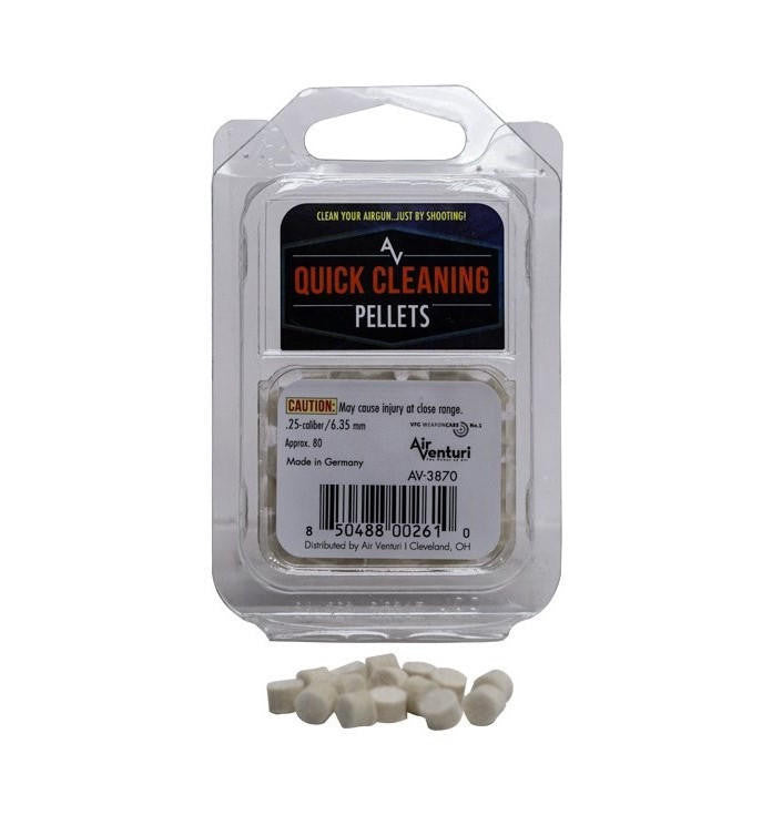 Air Venturi .25 Cal Quick Cleaning Pellets, 80ct