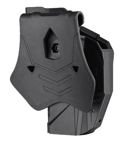 Amomax Gen 2 Rigid Holster for Glock 17/19 with Red Dot Sight Cover, Black